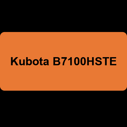 Kubota B7100HSTE